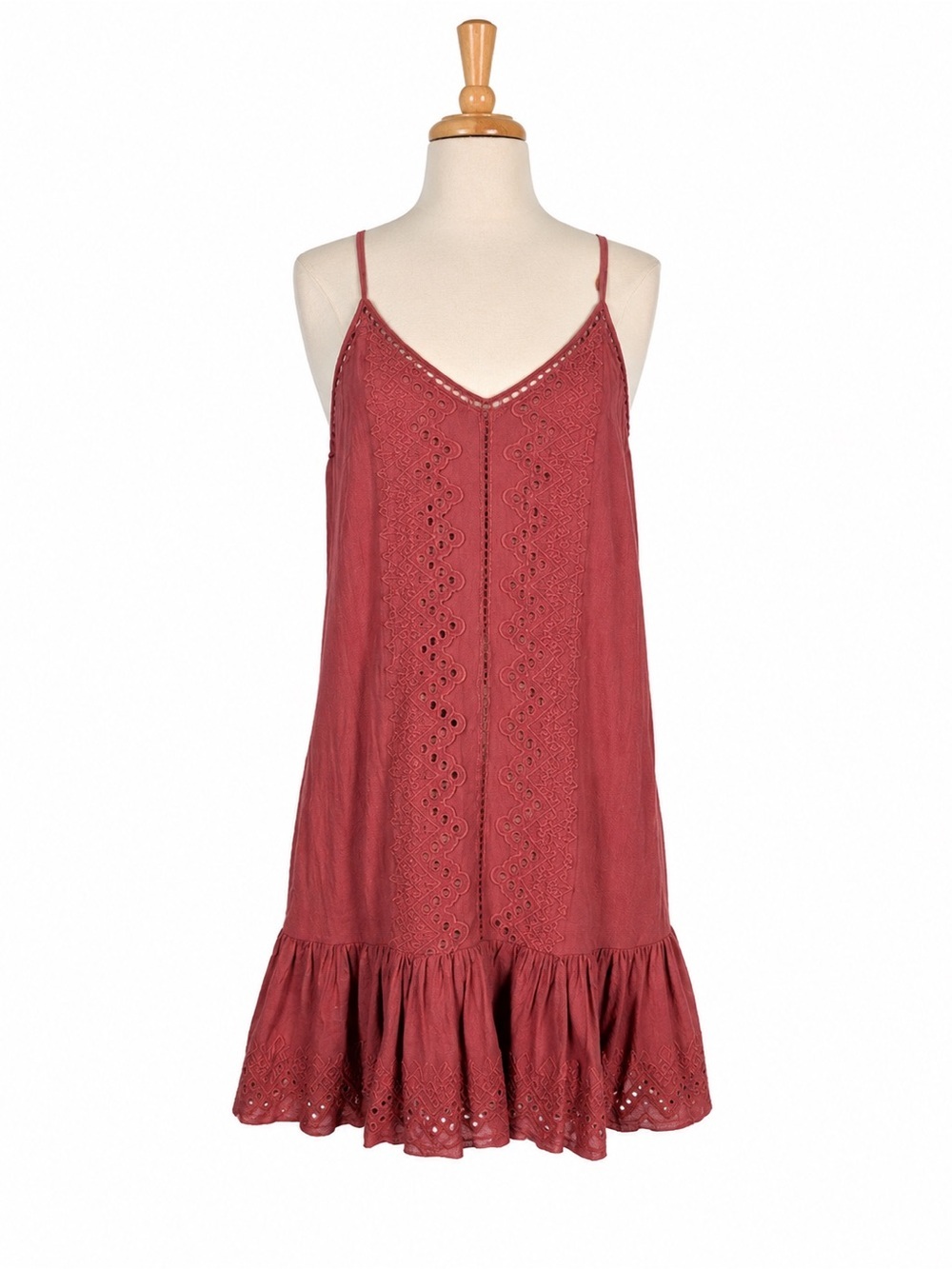 House of Harlow 1960 Eyelet Mini Sundress XS Boho Festival Dress - Picture 3 of 10